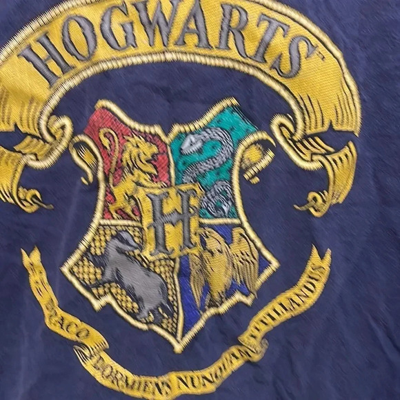 HARRY Potter kids Hogwarts navy blue tee shirt - Picture 3 of 7